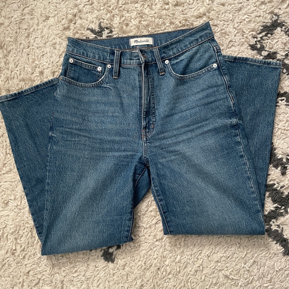 Madewell Classic Straight Jean, Size 27